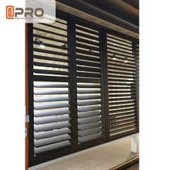 aluminium exterior plantation fix sliding louver folding door for sale on China WDMA