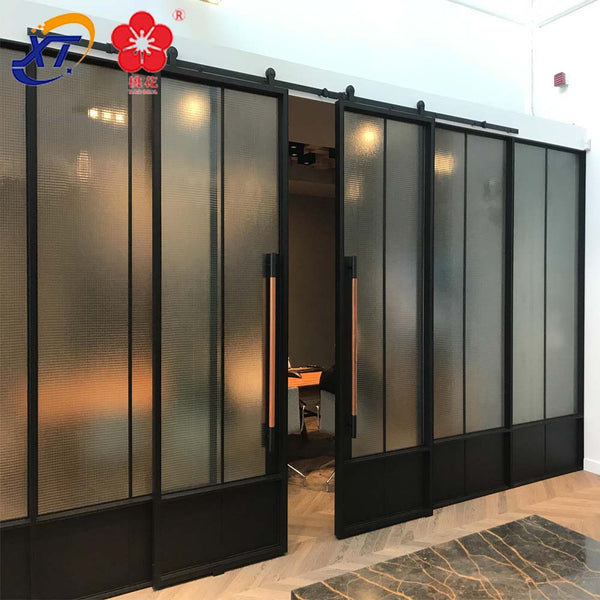 aluminium glass sliding windows doors with fry screen & Aluminum frameless glass door sliding folding door on China WDMA