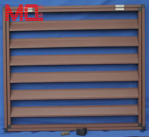 aluminium window shade jalousie windows with blinds inside on China WDMA