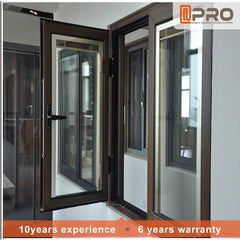 aluminium windows for sale china Affordability 3x4 Hand Crank Easy Security Windproof Design Beauty Aluminum Casement Window on China WDMA