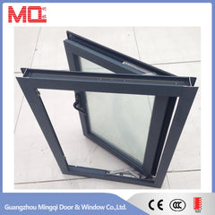 aluminum casement windows with built in blinds inside double glass window MQ-68 on China WDMA