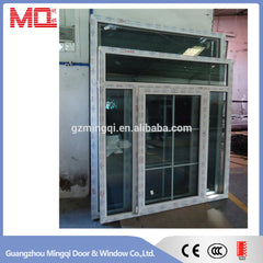 aluminum casement windows with built in blinds inside double glass window MQ-68 on China WDMA