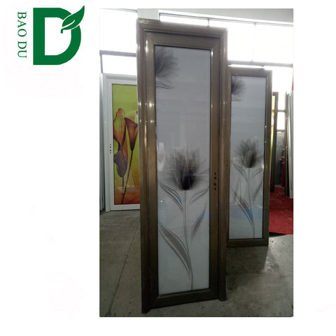 aluminum glass door and window frame door models wood with glass on China WDMA