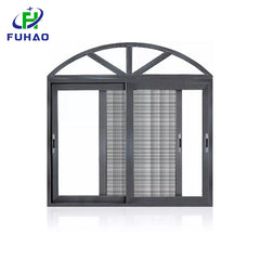 aluminum grille window push out residential Grey french aluminum casement windows