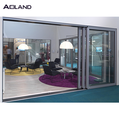 aluminum lift slide door glazed large sliding door lift and slide door on China WDMA