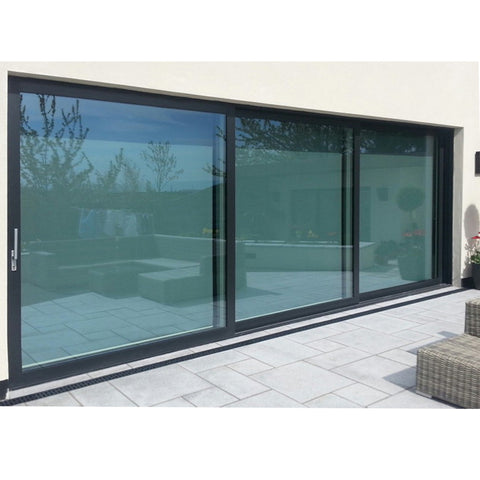 aluminum lift slide door glazed large sliding door lift and slide door on China WDMA