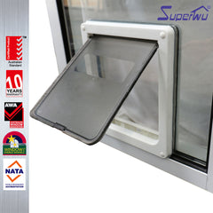 aluminum profile double glazed glass louver window frames cheap price of glass louver on China WDMA