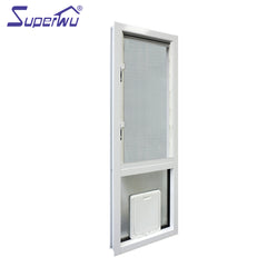 aluminum profile double glazed glass louver window frames cheap price of glass louver on China WDMA