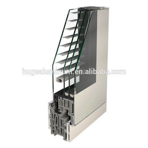 aluminum white french casement window windows with automatic opener mosquito net built in blinds price on China WDMA