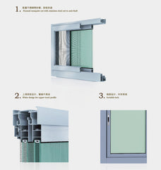 aluminum window frames price south africa bay window aluminum broken bridge aluminum window on China WDMA