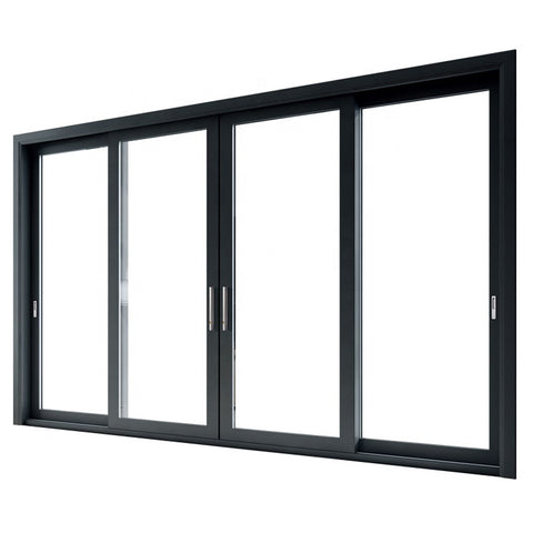 aluminum windows and doors extrusion unbreakable glass sliding patio door on China WDMA