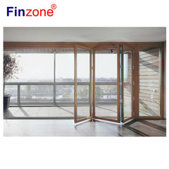 balcony glazing system folding door balcony window Movable glass partition folding glazed wall on China WDMA