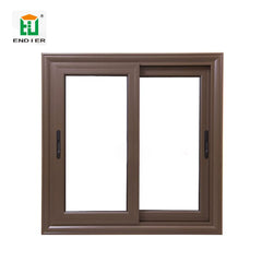 bedroom aluminium and sound proof glass horizontal sliding windows customized two track small aluminum alum sliding windows on China WDMA