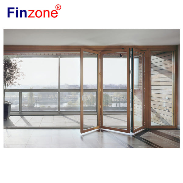 bi folding door aluminum aluminum windows and door south africa aluminum frame double swing door on China WDMA