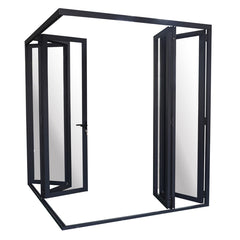 bifold closet doors / patio bifold / bi fold plexiglass door on China WDMA