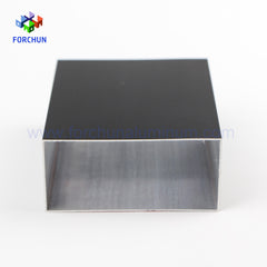 black Anodized aluminium square tube profiles for sliding doors frame on China WDMA