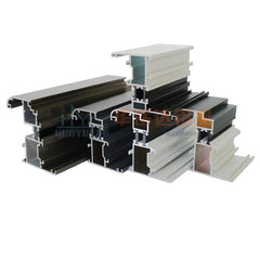 black powder coating aluminum Casement Window Frame profile Details