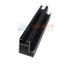 black powder coating aluminum Casement Window Frame profile Details