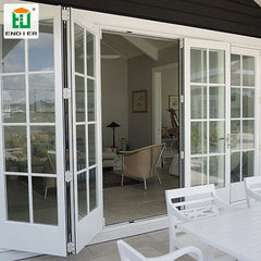 buy courtyard slim aluminium profile screen glass doors lowes glass folding sliding aluminium accordion single folding doors on China WDMA