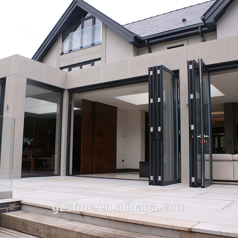 cheap but high quality exterior aluminium folding insulated doors for sale on China WDMA