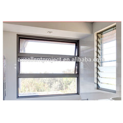 cheap house glass windows for sale aluminium framed top hung window aluminium glazed awning window on China WDMA