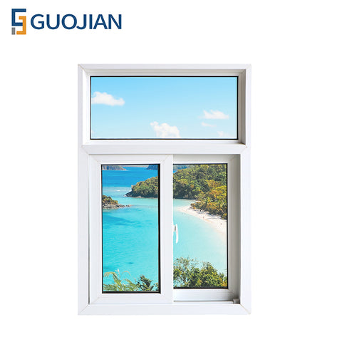 cheap upvc/ pvc/ plastic glass sliding window price philippines on China WDMA