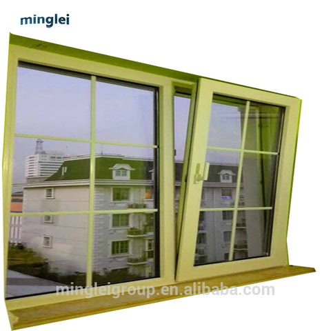 coloured German Veka windows green upvc casement windows and doors on China WDMA