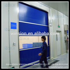 curtain design metal roll up window hgih speed industrial automatic door on China WDMA