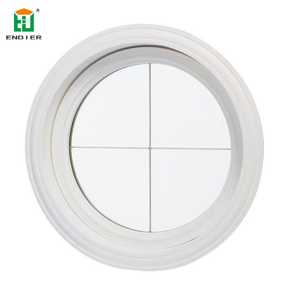 double glazed fixed round window glass circular aluminum round windows that open on China WDMA