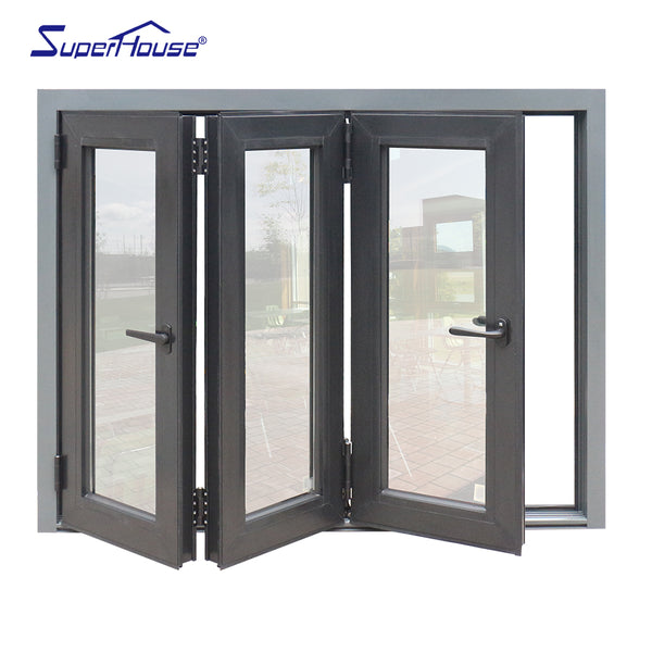 double glazed folding windows aluminium window door supplier on China WDMA