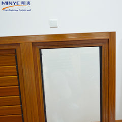 energy efficient double glazed shutter windows french casement window on China WDMA