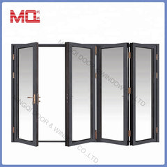 exterior aluminum bifolding door built in blinds on China WDMA