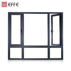 exterior thermally broken aluminum glass window double glazed thermal break insulated aluminium residential windows