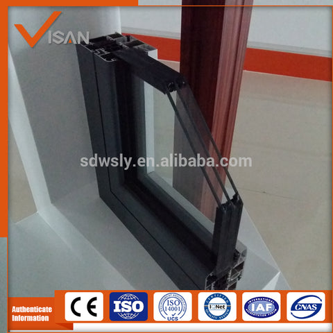 extruded aluminum profile for double glazed sliding window frame on China WDMA