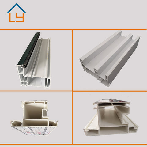 extrusion upvc profile /pvc profile for windows and doors/plastic pvc frame on China WDMA