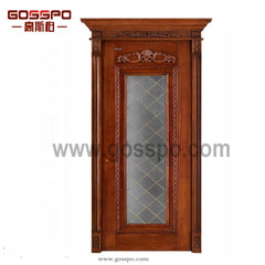 high quality French glass wood door for sale glass interior or exterior doors designs on China WDMA