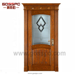 high quality French glass wood door for sale glass interior or exterior doors designs on China WDMA