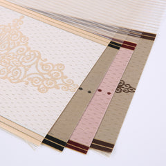 high quality sunscreen jacquard manual double layer curtain window zebra blinds on China WDMA