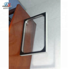 high quality window double glass aluminium window frame and glass flat window on China WDMA