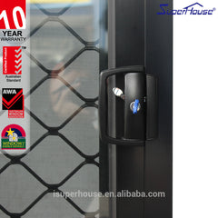 high security AS2047 standard single pane sliding windows with double glass on China WDMA