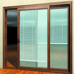 huayao manual Controlled tilt and lift system blinds insulating glass built-in shutters Aluminum Shutter in double glass on China WDMA