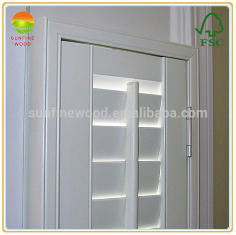 interior timber window shutter for French door on China WDMA