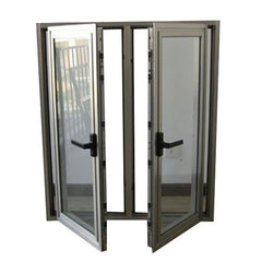 latest window design window lock handle aluminum framed casement window on China WDMA