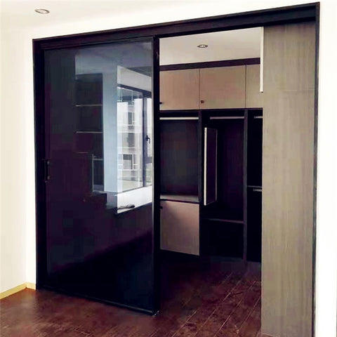 living room tempered double glass home large bifold closet doors french bi fold external aluminium on China WDMA