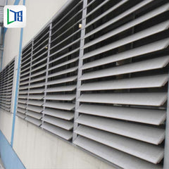 louvers for window frame aluminum horizontal blade sun shade building louvers aluminum facade louver on China WDMA