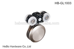 luxury Metal hardware sliding glass door roller for Office hotel home Surface treatment of various color with kinds of Material on China WDMA