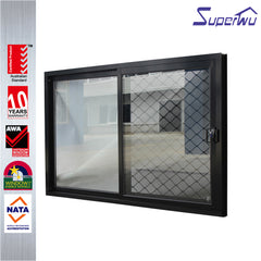 luxury double low-e glass sliding window doors on China WDMA