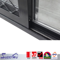 luxury double low-e glass sliding window doors on China WDMA