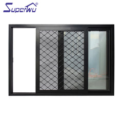 luxury double low-e glass sliding window doors on China WDMA