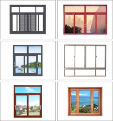 magnetron blinds aluminum windows and sliding doors horizontal sliding storm windows on China WDMA